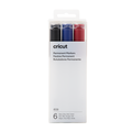 Permanente Stifte, 2,5 mm, Schwarz/Blau/Rot/Grün (6 Stk.)